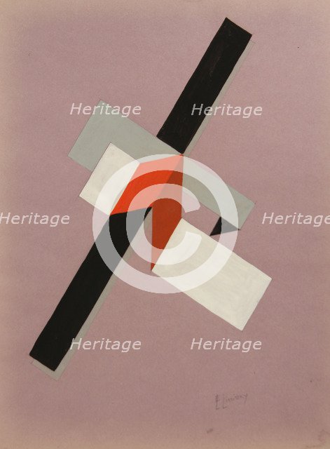 Proun, ca 1923. Artist: Lissitzky, El (1890-1941)