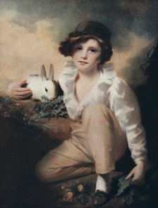'Boy with Rabbit', c1814 (1912).Artist: Henry Raeburn