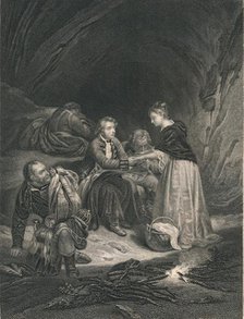 'Chas. Edward (The Pretender) And Flora Macdonald', (mid 19th century).  Creator: J Rogers.