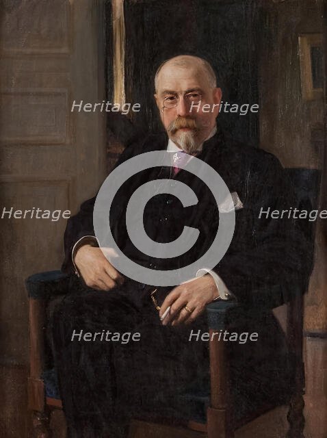 John Rettig [Portrait], 1907. Creator: Oscar Bjorck.