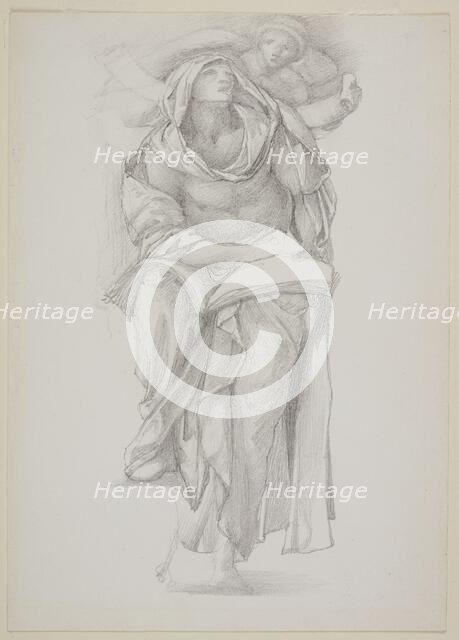 Draped Study for St Matthew the Evangelist, 1873. Creator: Sir Edward Coley Burne-Jones.