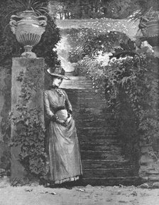 '" Madame Leroux"; By Francis Eleanor Trollope; She wandered aimlessly about the house and...',1890. Creator: Percy Macquoid.