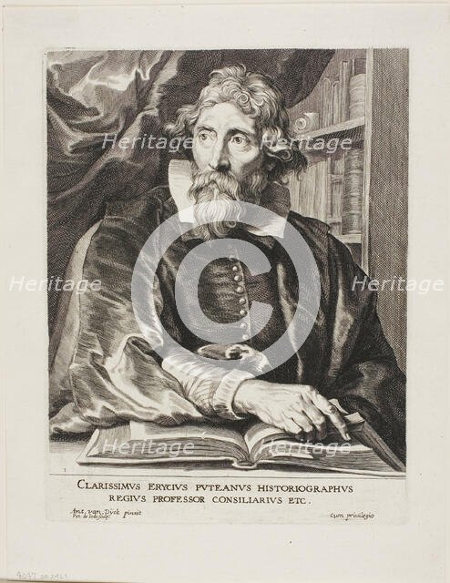Erycius Puteanus, 17th century. Creator: Pieter de Jode II.