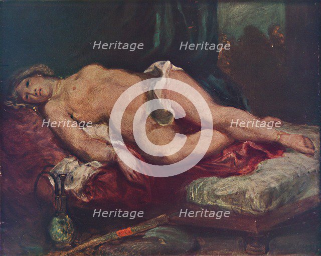 'L'Odalisque', 1825, (1937). Artist: Eugene Delacroix.