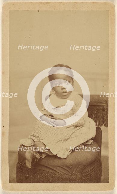 Portrait of a Toddler, 1865-1870. Creator: Wing Taber.