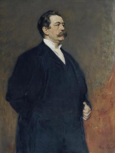 Prince Herbert Bismarck, 1898. Creator: Max Klinger.