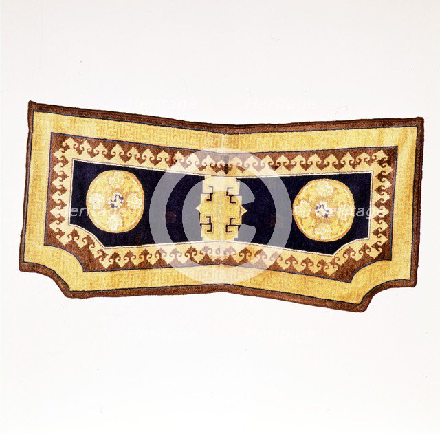 Mongol Saddle Rug, 15th-16th century Artist: Unknown.