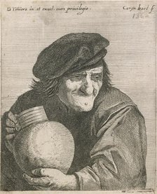 No title. (Peasant holding jar.), 1635-1668. Creator: Quirin Boel.