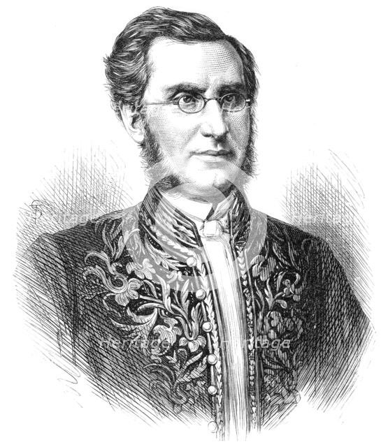 The new French ministry: M. Emile Ollivier (Minister of Justice and of Public Worship), 1870. Creator: Unknown.