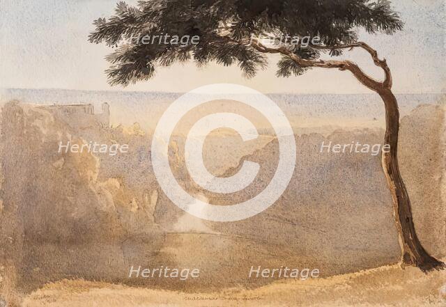 Maecenas' Villa, Tivoli, 1824. Creator: James William Giles.