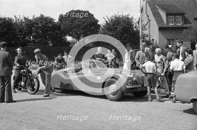 1952 Jaguar XK120, Felixtowe rally. Reg SHK 960. Creator: Unknown.