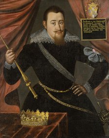 Christian IV, 1577-1648, king of Denmark and Norway, c17th century. Creator: Anon.