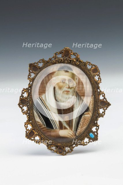 Vilna Gaon, 19th century. Artist: Anonymous  