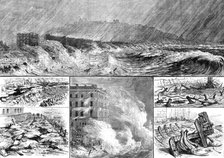 The Storm at Dover, Tuesday, January 18, 1881. Creator: Unknown.