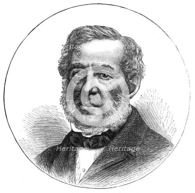 Mr. Twells, M.P for the City of London, 1874. Creator: Unknown.