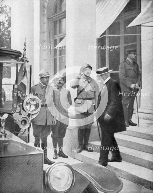 French Prime Minister Georges Clemenceau in Versailles, France 3 June 1918. Artist: Unknown