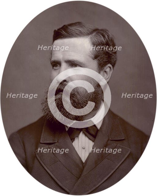 Commander Verney Lovett Cameron, explorer, 1878. Creator: Lock & Whitfield.