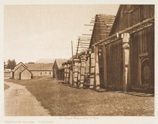 Qamutsun Village-Cowichan, 1912. Creator: Edward Sheriff Curtis.