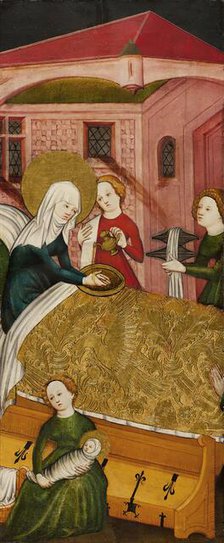 The Birth of the Virgin, 1430. Creator: Anon.