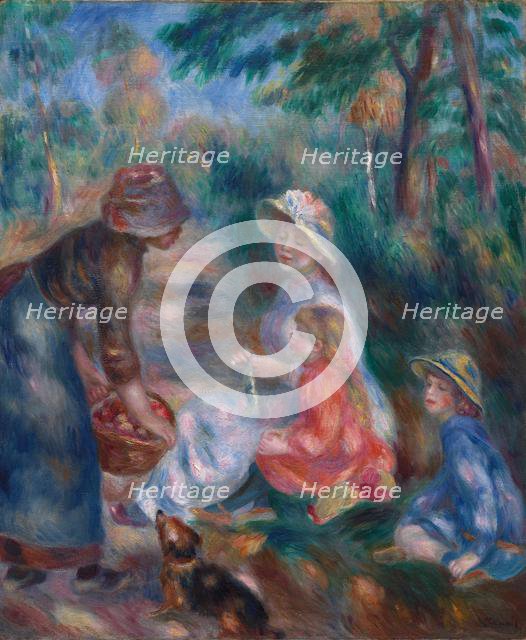 The Apple Seller, c. 1890. Creator: Pierre-Auguste Renoir (French, 1841-1919).