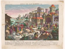The fifth plague of Egypt, 1755-1779. Creator: Unknown.