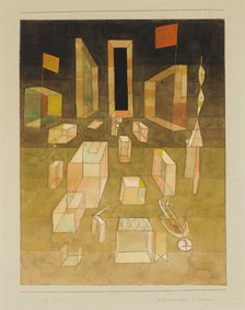 Nichtcomponiertes im Raum (Uncomposed in Space), 1929. Creator: Klee, Paul (1879-1940).