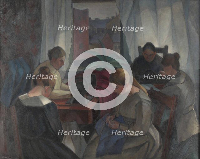 Seamstress, 1920. Creator: Alvar Cawén.