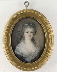 Portrait of a young lady. Creator: Peter Adolf Hall.