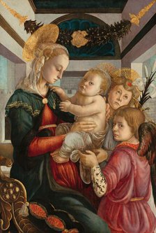 Madonna and Child with Angels, 1465/1470. Creator: Sandro Botticelli.
