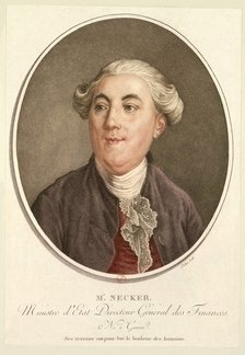 Portrait of Jacques Necker (1732-1804), 1789.