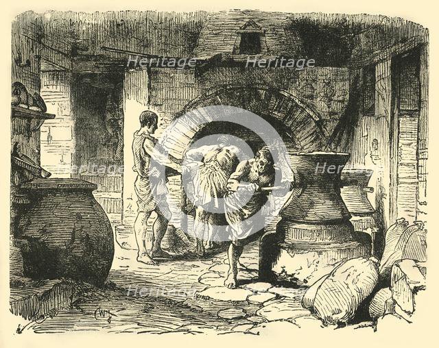 'A Roman Bakery, .   Creator: Unknown.