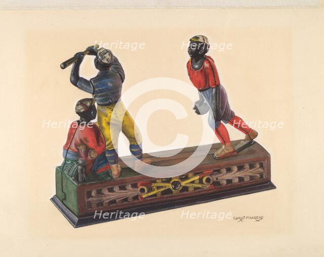 Toy Bank, c. 1938. Creator: Chris Makrenos.