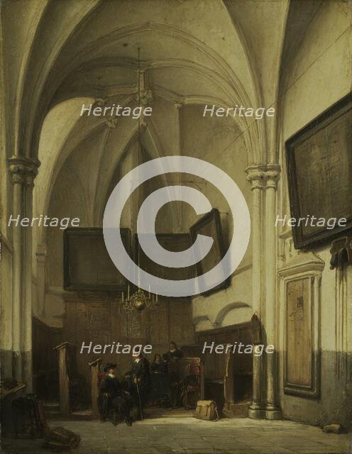 Vestry of the Church of St Stephen in Nijmegen, 1850-1891. Creator: Johannes Bosboom.