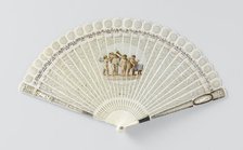 Brisé fan with the wedding of Cupid and Psyche, c.1777-c.1800. Creator: Anon.