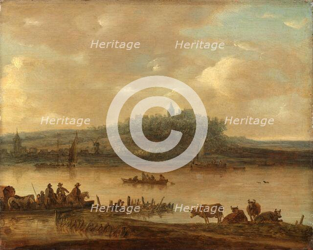 View of the Rhine and the Elterberg, after 1645. Creator: Unknown.