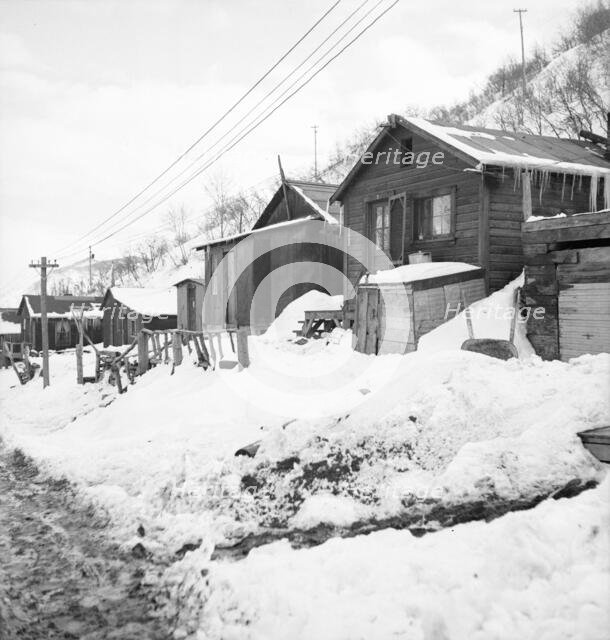 Company housing, Consumers, near Price, Utah, 1936. Creator: Dorothea Lange.