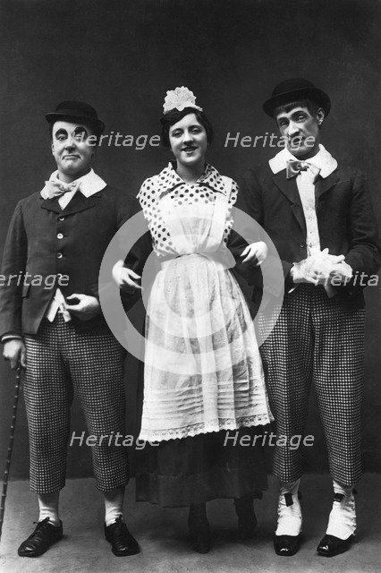 George Robey, Violet Loraine and Alfred Lester, music hall entertainers, early 20th century.Artist: Wrather & Buys