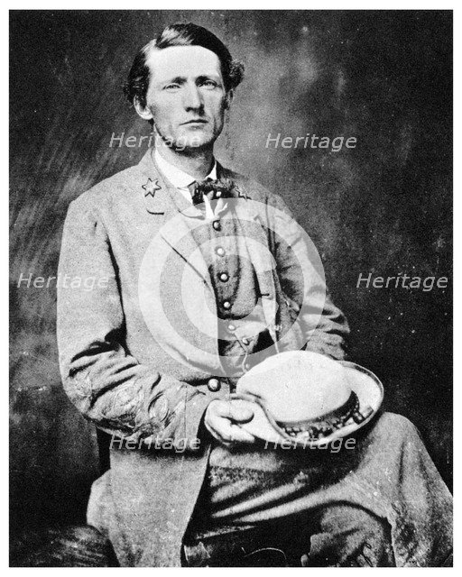 Colonel John Singleton Mosby, American Confederate soldier, 1860s (1955). Artist: Unknown