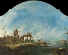Fantastic Landscape, ca. 1765. Creator: Francesco Guardi.