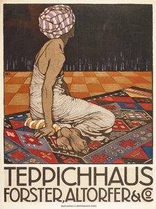 Teppichhaus Forster, Altorfer & C, 1911. Creator: Mangold, Burkhard (1873-1950).