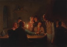 Dutch Tavern Scene, 1846. Creator: Johan Mengels Culverhouse.