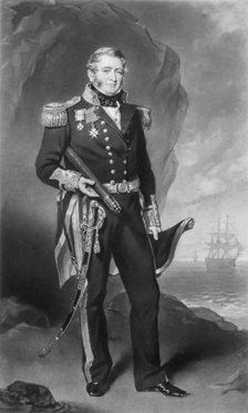 Naval officer, 19th century. Creator: Kirk & Sons of Cowes.