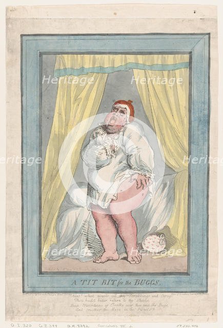 A Tit Bit for the Bugs, May 25, 1793., May 25, 1793. Creator: Thomas Rowlandson.