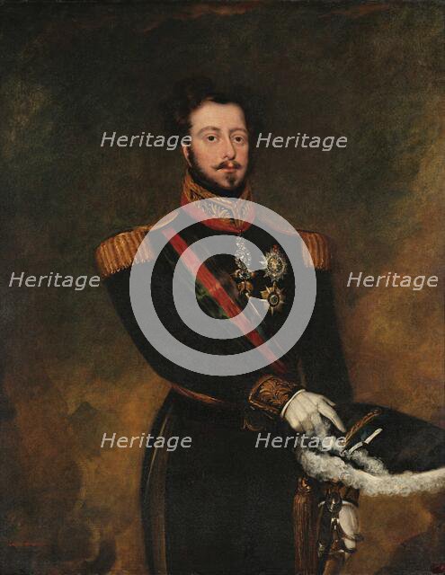 Portrait of King Pedro IV of Portugal (1798-1834), First quarter of 19th century. Creator: Sendim, Maurício José do Carmo (1786-1870).