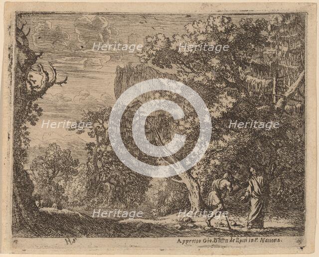 Temptation of Christ. Creator: Herman van Swanevelt.