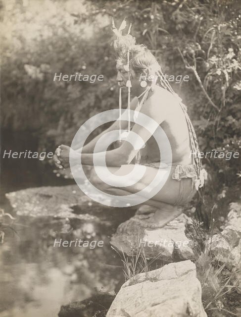 Day dreams, 1905. Creator: Edward Sheriff Curtis.