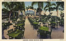 Roadside Rest, Miami Beach, Florida, USA, 1937. Artist: Unknown