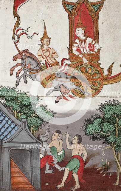 Phra Malai Manuscript (image 5 of 21), between c1860 and c1880. Creator: Unknown.