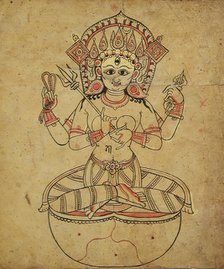 A Tantric Form of the Hindu Goddess Indrani (?), 17th century. Creator: Unknown.
