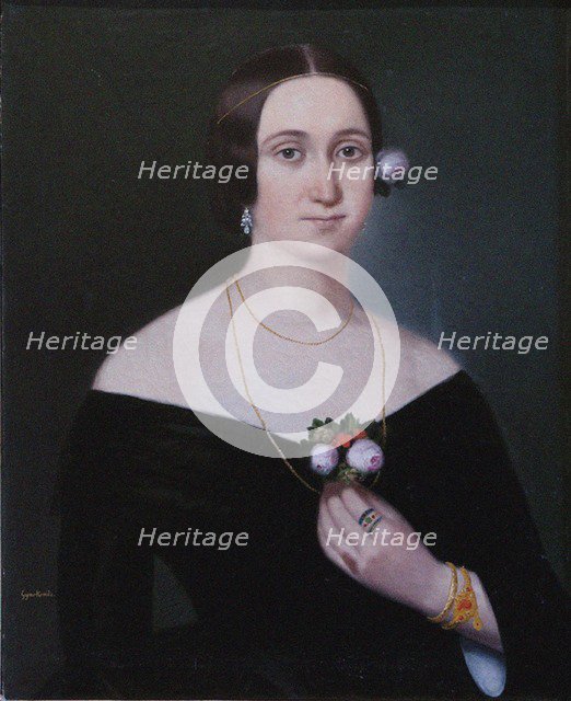 Portrait of Giuseppina Strepponi (1815-1897), c. 1850.